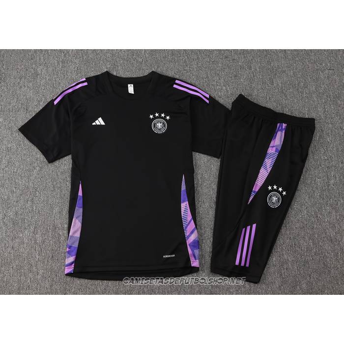 Chandal del Alemania 24-25 Manga Corta Negro - Pantalon Corto